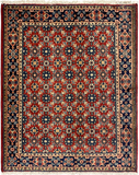 27218-Hamadan Hand-Knotted/Handmade Persian Rug/Carpet Tribal/Nomadic Authentic/ Size: 3'1" x 2'5"/90cm x 73cm