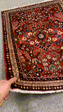 27219-Hamadan Hand-Knotted/Handmade Persian Rug/Carpet Tribal/Nomadic Authentic/ Size: 2'9" x 2'0"/83cm x 62cm