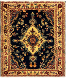 27220-Hamadan Hand-Knotted/Handmade Persian Rug/Carpet Tribal/Nomadic Authentic/ Size: 2'9" x 2'4"/83cm x 70cm