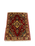 27221-Hamadan Hand-Knotted/Handmade Persian Rug/Carpet Tribal/Nomadic Authentic/ Size: 2'11" x 2'4"/90cm x 70cm