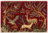 27224-Kashan Hand-Knotted/Handmade Persian Rug/Carpet Traditional/Authentic/Size: 3'3" x 2'3" /100cm x 68cm
