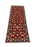 27228-Mashad Hand-Knotted/Handmade Persian Rug/Carpet Traditional Authentic/ Size: 6'5" x 2'6"/195cm x 76cm