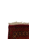 27249- Royal Balutch Persian Hand-knotted Authentic/Nomadic/Tribal Rug/Carpet/ Size: 5'11" x 2'0"/180cm x 60cm