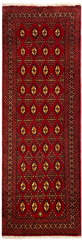 27249- Royal Balutch Persian Hand-knotted Authentic/Nomadic/Tribal Rug/Carpet/ Size: 5'11" x 2'0"/180cm x 60cm