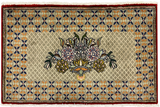 27252-Kashan Hand-Knotted/Handmade Persian Rug/Carpet Traditional/Authentic/Size: 3'3" x 2'2" /101cm x 67cm