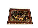 27255-Kashan Hand-Knotted/Handmade Persian Rug/Carpet Traditional/Authentic/Size: 3'3" x 2'4" /98cm x 70cm