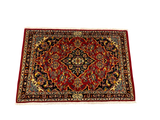 27257-Kashan Hand-Knotted/Handmade Persian Rug/Carpet Traditional/Authentic/Size: 3'4" x 2'2" /101cm x 67cm