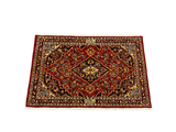 27260-Kashan Hand-Knotted/Handmade Persian Rug/Carpet Traditional/Authentic/Size:  3'3" x 2'0" /100cm x 62cm