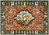 27262- Tabriz Persian Hand-knotted Carpet Authentic/Traditional Carpet/Rug/Size: 2'9" x 2'0"/84cm x 61cm