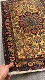 27263-Bidjar Hand-Knotted/Handmade Persian Rug/Carpet Traditional/ Authentic/ Size: 3'5"x 2'2"/104cm x 66cm