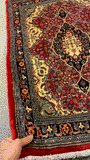27264-Sarough Hand-Knotted/Handmade Persian Rug/Carpet Traditional Authentic/ Size: 3'3"x 2'4"/100cm x 70cm