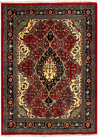 27264-Sarough Hand-Knotted/Handmade Persian Rug/Carpet Traditional Authentic/ Size: 3'3"x 2'4"/100cm x 70cm