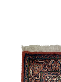27265-Sarough Hand-Knotted/Handmade Persian Rug/Carpet Traditional Authentic/ Size: 4'1"x 2'4"/124cm x 70cm