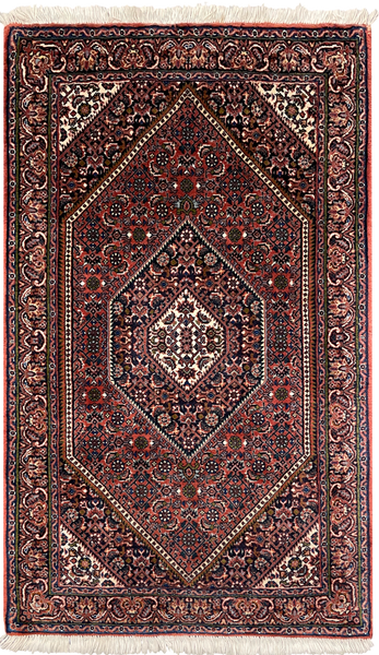 27265-Sarough Hand-Knotted/Handmade Persian Rug/Carpet Traditional Authentic/ Size: 4'1"x 2'4"/124cm x 70cm