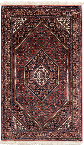 27265-Sarough Hand-Knotted/Handmade Persian Rug/Carpet Traditional Authentic/ Size: 4'1"x 2'4"/124cm x 70cm