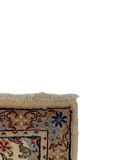 27266-Sarough Hand-Knotted/Handmade Persian Rug/Carpet Traditional Authentic/ Size: 3'11"x 2'4"/120cm x 72cm