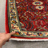 27267-Sarough Hand-Knotted/Handmade Persian Rug/Carpet Traditional Authentic/ Size: 4'1"x 2'2"/125cm x 66cm