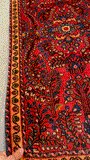 27271-Sarough Hand-Knotted/Handmade Persian Rug/Carpet Traditional Authentic/ Size: 4'5"x 2'2"/135cm x 67cm