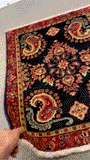 27276-Hamadan Hand-Knotted/Handmade Persian Rug/Carpet Tribal/Nomadic Authentic/ Size: 2'7" x 2'0"/78cm x 62cm