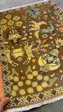 27277-Hamadan Hand-Knotted/Handmade Persian Rug/Carpet Tribal/Nomadic Authentic/ Size: 2'9" x 2'1"/85cm x 63cm