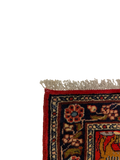 27278-Hamadan Hand-Knotted/Handmade Persian Rug/Carpet Tribal/Nomadic Authentic/ Size: 2'10" x 2'7"/87cm x 78cm