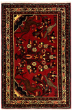 27279-Hamadan Hand-Knotted/Handmade Persian Rug/Carpet Tribal/Nomadic Authentic/ Size: 4'0" x 2'7"/122cm x 78cm