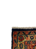 27280-Hamadan Hand-Knotted/Handmade Persian Rug/Carpet Tribal/Nomadic Authentic/ Size: 3'9" x 2'11"/115cm x 90cm