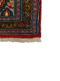 27284-Hamadan Hand-Knotted/Handmade Persian Rug/Carpet Tribal/Nomadic Authentic/ Size: 3'7" x 2'4"/111cm x 70cm