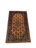 27284-Hamadan Hand-Knotted/Handmade Persian Rug/Carpet Tribal/Nomadic Authentic/ Size: 3'7" x 2'4"/111cm x 70cm