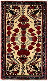 27285-Hamadan Hand-Knotted/Handmade Persian Rug/Carpet Tribal/Nomadic Authentic/ Size: 4'7" x 2'8"/111cm x 70cm