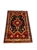 27287-Hamadan Hand-Knotted/Handmade Persian Rug/Carpet Tribal/Nomadic Authentic/ Size: 4'2" x 2'11"/127cm x 88cm
