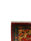 27288-Hamadan Hand-Knotted/Handmade Persian Rug/Carpet Tribal/Nomadic Authentic/ Size: 4'6" x 2'2"/137cm x 67cm
