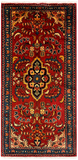 27288-Hamadan Hand-Knotted/Handmade Persian Rug/Carpet Tribal/Nomadic Authentic/ Size: 4'6" x 2'2"/137cm x 67cm