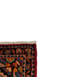 27289-Hamadan Hand-Knotted/Handmade Persian Rug/Carpet Tribal/Nomadic Authentic/ Size: 4'3" x 2'7"/129cm x 79cm