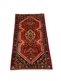 27289-Hamadan Hand-Knotted/Handmade Persian Rug/Carpet Tribal/Nomadic Authentic/ Size: 4'3" x 2'7"/129cm x 79cm