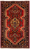27289-Hamadan Hand-Knotted/Handmade Persian Rug/Carpet Tribal/Nomadic Authentic/ Size: 4'3" x 2'7"/129cm x 79cm
