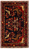 27290-Hamadan Hand-Knotted/Handmade Persian Rug/Carpet Tribal/Nomadic Authentic/ Size: 3'10" x 2'3"/117cm x 69cm