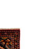 27291-Hamadan Hand-Knotted/Handmade Persian Rug/Carpet Tribal/Nomadic Authentic/ Size: 4'2" x 2'7"/127cm x 78cm