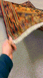 27292-Hamadan Hand-Knotted/Handmade Persian Rug/Carpet Tribal/Nomadic Authentic/ Size: 4'0" x 2'6"/123cm x 75cm
