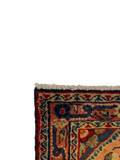 27292-Hamadan Hand-Knotted/Handmade Persian Rug/Carpet Tribal/Nomadic Authentic/ Size: 4'0" x 2'6"/123cm x 75cm