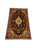 27292-Hamadan Hand-Knotted/Handmade Persian Rug/Carpet Tribal/Nomadic Authentic/ Size: 4'0" x 2'6"/123cm x 75cm