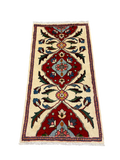 27294-Sarough Hand-Knotted/Handmade Persian Rug/Carpet Traditional Authentic/ Size: 4'1"x 2'2"/125cm x 67cm