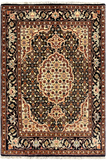 27320-Moud Handmade /Hand-Knotted Persian Rug/Traditional/Carpet Authentic/ Size: 3'6" x 2'4" /109cm x 73cm