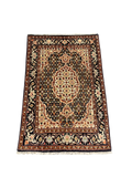 27320-Moud Handmade /Hand-Knotted Persian Rug/Traditional/Carpet Authentic/ Size: 3'6" x 2'4" /109cm x 73cm