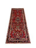 27327-Sarough Hand-Knotted/Handmade Persian Rug/Carpet Traditional Authentic/ Size: 6'5"x 2'7"/195cm x 78cm