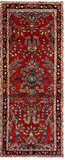 27327-Sarough Hand-Knotted/Handmade Persian Rug/Carpet Traditional Authentic/ Size: 6'5"x 2'7"/195cm x 78cm