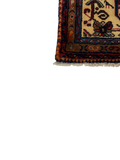 27328-Hamadan Hand-Knotted/Handmade Persian Rug/Carpet Tribal/Nomadic Authentic/ Size: 6'2" x 2'7"/189cm x 78cm