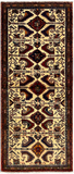 27328-Hamadan Hand-Knotted/Handmade Persian Rug/Carpet Tribal/Nomadic Authentic/ Size: 6'2" x 2'7"/189cm x 78cm