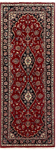 27332-Kashan Hand-Knotted/Handmade Persian Rug/Carpet Traditional/Authentic/Size: 3'3" x 2'0" /202cm x 75cm