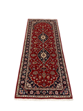 27334-Kashan Hand-Knotted/Handmade Persian Rug/Carpet Traditional/Authentic/Size: 6'8" x 2'9" /202cm x 83cm